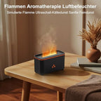 LtYioe Mini Colorful Flame Essential Oils Diffuser, 160ml Ultrasonic Aroma Diffusers with Cool Mist Aromatherapy Humidifier, 7 Colorful Light, Whisper-Quiet, Auto-Off, 8Hours for Home, Office, Bedroom