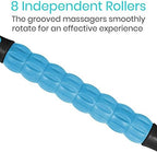 Vive Massage Stick Roller for Muscle, Back, Legs - Deep Tissue Body Fascia Massager for Hamstring, Calf, Neck Pain, Trigger Point, Exercise -Rolling Relief Tool for Physical Therapy, Recovery