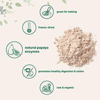 Micro Ingredients Organic Papaya Fruit Powder, 8 Ounce, Freeze Dried, Naturally Rich in Papaya Enzyme, No GMOs & Vegan Friendly
