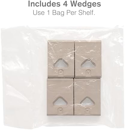 Metro MQ9985 MetroMax Q Industrial Plastic Shelving Wedges, Bag of 4