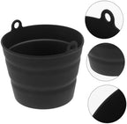 BBQ Oil Barrel Lining Grill Liner Silicone Grease Bucket Liner Heat Resistant Compact Easy to Store
