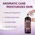 Pjordo Aromatherapy Lavender Massage Oil, Massage Oil for Massage Therapy, Calming, Soothing, Relaxing, Spa Gifts for Him Her, 10 Fl Oz