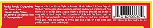 Edward & Sons Organic Japanese Style Panko Breadcrumbs - Panko Crumbs Organic, Perfect for Breading, Low Sodium - 10.5 Oz (Pack of 6)