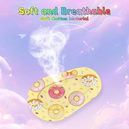 120 Pcs Adhesive Eye Patches for Kids and Girls,Bulk Breathable Soft Cotton, with Cute Pattern Designs, 15 Styles with 8 Pieces Each