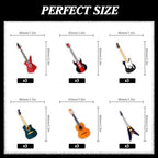 18-Pcs Rock Guitar Happy Birthday Bass Instrumentalists Cupcake Toppers Set - Kids' rock theme party, concert, boys and girls birthday party, baby shower party Musical decoration - LIANGSS