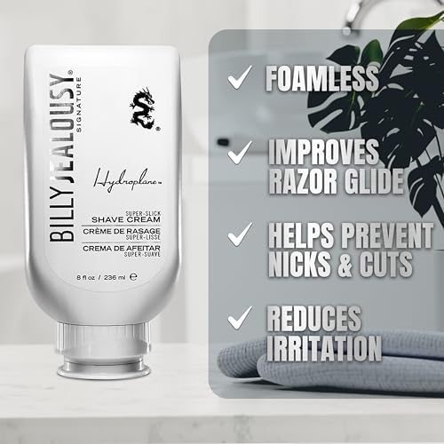 Billy Jealousy Hydroplane Foamless Super-Slick Mens Shave Cream