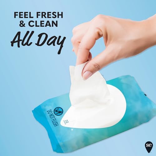 Summer's Eve Fragrance-Free Feminine Wipes, Gentle pH-Balanced Micellar Water Based Formula Helps Control Vaginal Odor, Resealable Pack, 32 Wipes