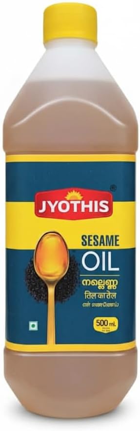 Jyothis Gingelly Sesame Oil 500 ml Pure Cold Pressed Cooking Oil