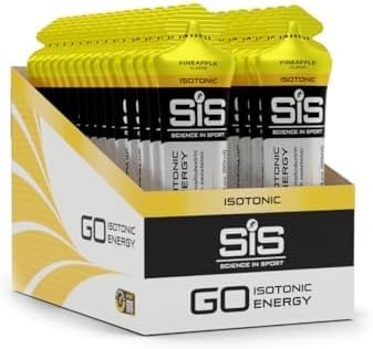 SCIENCE IN SPORT Isotonic Energy Gels, 22g Fast Acting Carbohydrates, Performance & Endurance Sport Nutrition for Athletes, Energy Gels for Running, Cycling, Triathlon, Pineapple - 2 oz - 30 Pack