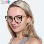 Firmoo Oversized Women Reading Glasses 0.5, Classic Round Frame Computer Reading Glasses Men Reader Eyewear
