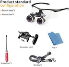 Dental Binocular Loupes 3.5 x 429mm Magnifier (Black)