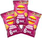 Walkers Prawn Cocktail Flavored Crisps, 25g Bags (Pack Of 3)