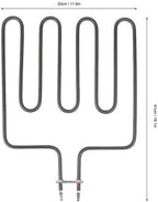 TOPINCN Stainless Steel Sauna Electric Heat Tube Straight Heat Sauna Heating Elements Component Heating Elements for Sauna Stove(SCA-2000W)