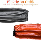 Yzurbu 2 Pairs PVC Arm Sleeves Covers, Waterproof Oilproof Sleeves Protector, Protective Arm Oversleeves with Elastic Cuffs