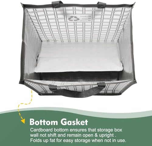 Lily queen Recycle Bin Bags for Kitchen Home Trash Cans Sorting Bins 12 Gallon Set of 2
