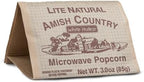 Amish Country Popcorn | Old Fashioned Microwave Popcorn | Non-GMO, Gluten Free, Microwaveable and Kosher (Lite Natural White Hulless, 36 Bags)
