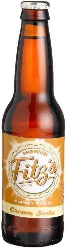 Fitz's CREAM SODA OF St. LOUIS MISSOURI - "It's creamy under the friendship arch", 12-Ounce Glass Bottle (Pack of 12)