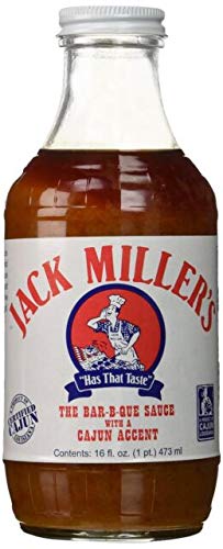 Jack Miller's The Bar-B-Que Sauce with a Cajun Accent "Has That Taste" 16 oz