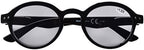 Eyekepper 5-Pack Spring Hinges Round Retro Reading Glasses Inc Sunshine Readers +1.00