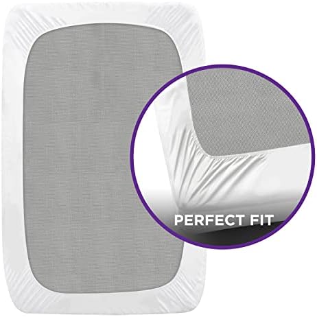BLISSFORD Plastic Mattress Protector - Heavy Duty, Fitted Vinyl - Plastic Mattress Cover Full, Rubber Sheets for Bedwetting Adult or Child, 100% Waterproof Sheets Full Size