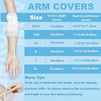 Waterproof Arm Cast Cover for Shower Adult Full Arm Cast Protector Watertight Seal to Keep Bandage Dry for Broken Arms, Hands, Wrists, Elbows, Finger