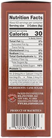 Roland Rough Cut Demerara Sugar Cubes - 17.6 oz