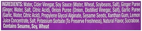Skinnygirl Sugar Free Gluten Free Salad Dressing, Asian Sesame Ginger, 8 Ounce