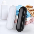 Fowecelt 2 Pack Electric Toothbrush Travel Case for Oral-B Pro and Other Electric Toothbrush, Portable Travel Toothbrush Holder (Black & White)