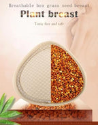 TUBETOP Grass Seed Filling Fake Breast Boob Form Realistic Push Up Breast Pad for Crossdresser Cosplay Fake Breastplate Enhancer Beige-8