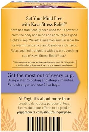 Yogi Tea, Kava Stress Relief, 16 Count