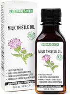 Siberian Milk Thistle Oil | 100% Natural Extra Virgin Cold Pressed 100 ml / 3.4 fl oz | Unrefined Raw