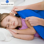 Sensory Bed Sheet for Deep Pressure Therapy – Spandex Bed Sheet – Sensory Compression Blanket for ADHD, Autism – Breathable & Hypoallergenic, Blue, Full Size