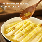 Pickled Pepper Bamboo Shoot Tips,Hand Peeled Bamboo Shoots,Chinese Specialty Crispy Bamboo Shoots,Ready to Eat Casual Snacks,for Breakfast Side Dishes Snack and Salad（90gx3bag）