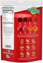 YumEarth Organic Pops Variety Pack, 40 Fruit Flavored Favorites Lollipops, Allergy Friendly, Gluten Free, Non-GMO, Vegan, No Artificial Flavors or Dyes