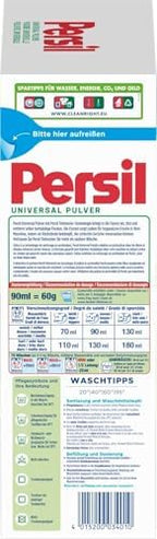 Persil Universal Detergent Powder (75 Loads | 9.9 lbs | 4.5 kg) - All-in-one Solution For Deep Clean Laundry And Freshness For The Machine