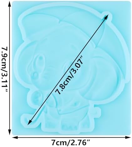 Elephant Fondant Silicone Molds for Cake Decorating Cupcake Topper Chocolate Candy Gum Paste Polymer Clay