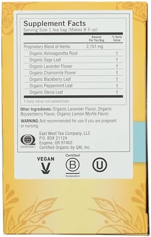 Yogi Tea, Relaxed Mind, 16 Count, Packaging May Vary