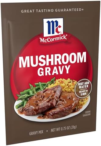 McCormick Mushroom Gravy Mix, 0.75 oz (Pack of 12)