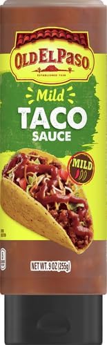 Old El Paso Taco Sauce, Mild, Squeeze Bottle, 9 oz.