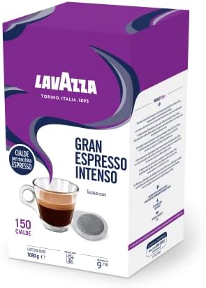 Lavazza Gran Espresso Intenso E.S.E. Coffee Pods – 150 Count