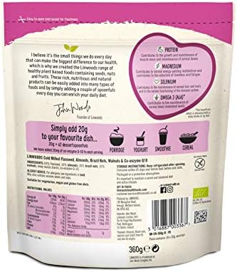 Linwoods Organic Milled Flaxseed, Almonds, Brazil Nuts, Walnuts and Co-q10-360g