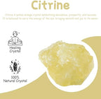 QINJIEJIE 2PCS Citrine Raw Crystals 1.8-2.2'' Rough Crystals Healing Stones Bulk Natural Large Crystal Stones for Tumbling Cabbing Handmade DIY Decoration Gifts Polishing Fountain Rocks