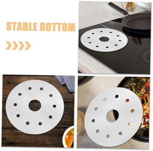 2pcs Stainless Steel Heat Conduction Plate Heat Diffuser Stainless Steel Plate Adapter Induction Cookware Kitchen Accessory Household Heat Conduction Plate Dedicated