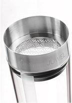VitaJuwel Sana Premium FOREVER YOUNG | Crystal Water Carafe with Aventurine, Aquamarine, Smoky Quartz & Clear Quartz - Cleansing / Detox, Stress-Relief & Serenity
