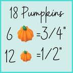 18 Icing Pumpkins by Simply Sucré | Royal Icing Pumpkin Decorations | Fall & Halloween Cupcake Toppers | Edible Autumn & Thanksgiving Decorations (18 Pumpkins)