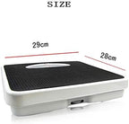 Professional Analog Bathroom Scale, 300lb/136kg Capacity Extra Large Mechanical Dial Heavy Duty Professional Accurate(Black)
