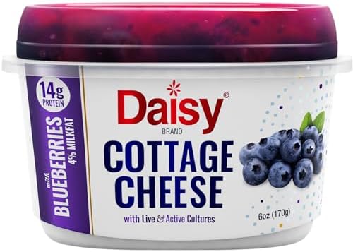 DAISY Blueberry Single 4% Cottage Cheese, 6.0 Oz, 6 OZ