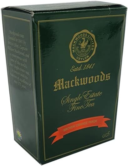 Sri Lanka Ceylon Mackwoods Single Estate Tea Broken Orange Pekoe 200g