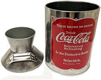 The Tin Box Company Coke Replica Milk Can, Red, 4-1/4 x 8" - 666217