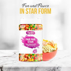 Pardesi Far Far (Fryum) Star Shape 750g - Crispy Indian Papad Snack, Ready to Fry | Halal, Non-GMO, Vegan